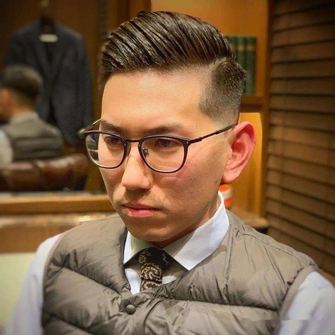 日式男士发型