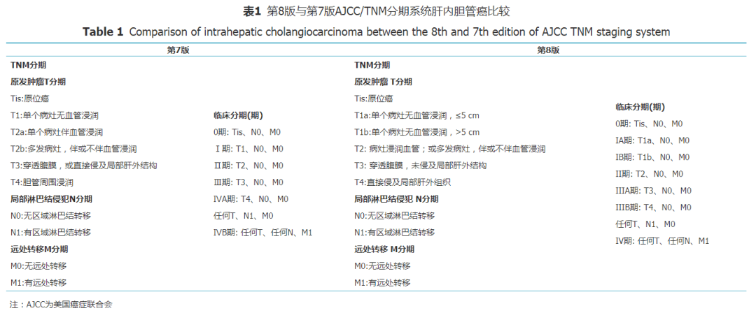 肝内胆管癌外科治疗中国专家共识2020版