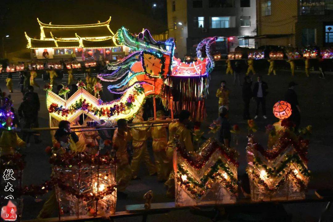 回忆航拍福建大田温镇板凳龙