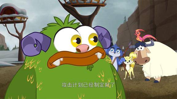 鹿精灵蓝宝在村里练习弓箭王大明俘虏当的好惨被射中了屁股