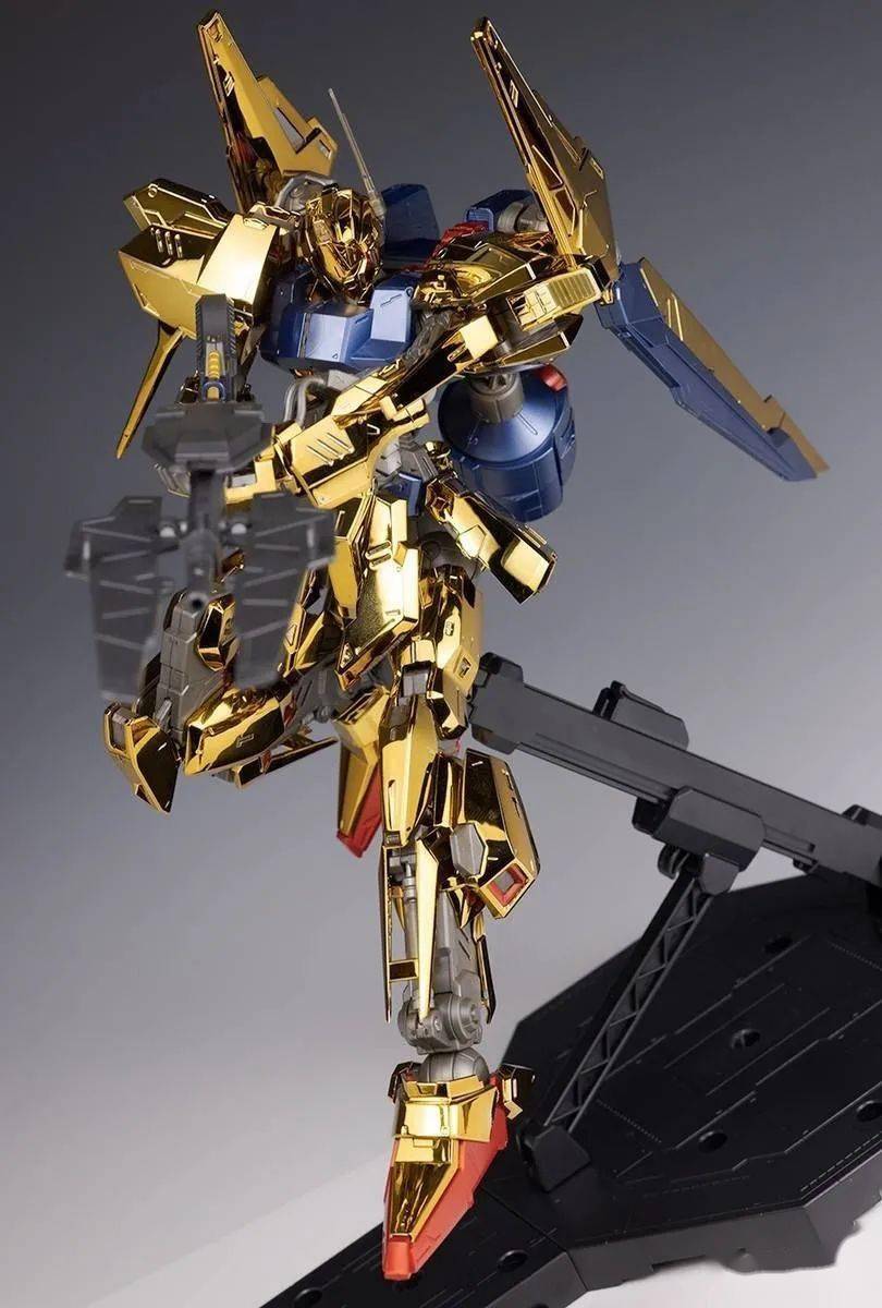 拼装万代网限mg系列百式raisecain日站素组实物图