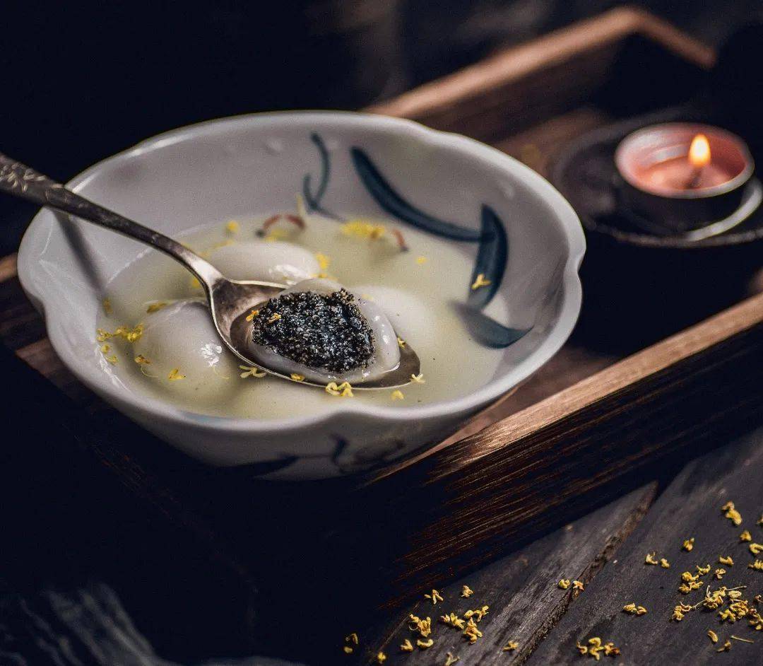 元宵节当汤圆遇上茶一起过色壹年贺元宵