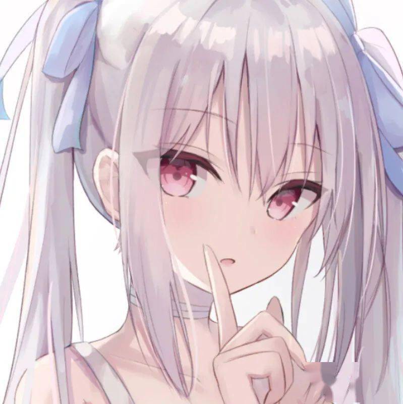 精选高清头像二次元少女头像装睡的人叫不醒想走的人留不住