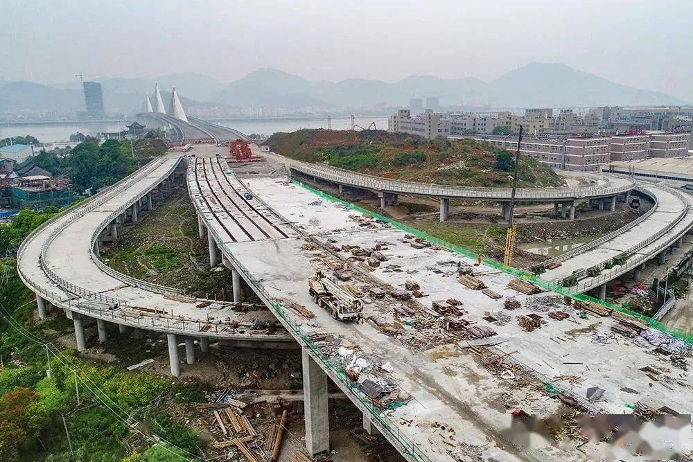 资料图104国道温州西过境永嘉张堡至瓯海桐岭段改建工程(永嘉段)工程