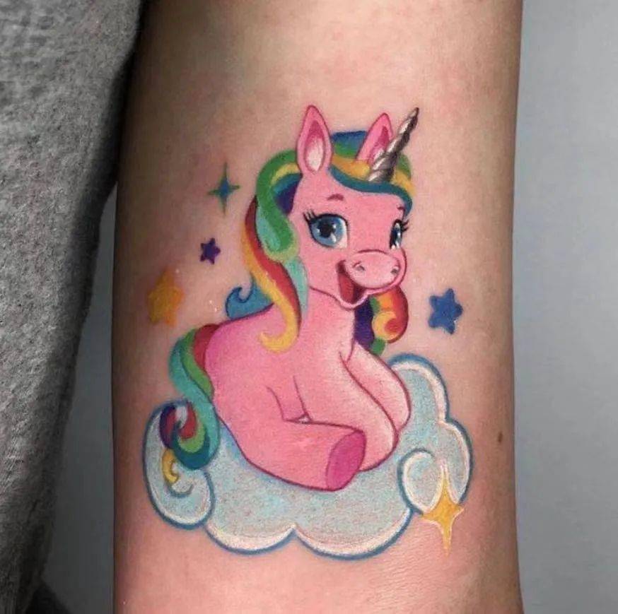 可可爱爱的小马宝莉纹身