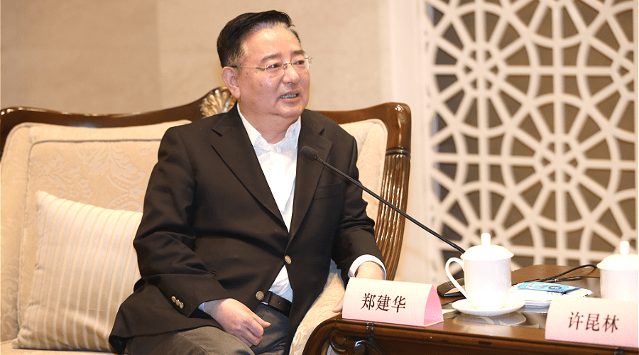 汇融长三角许昆林与郑建华举行会晤