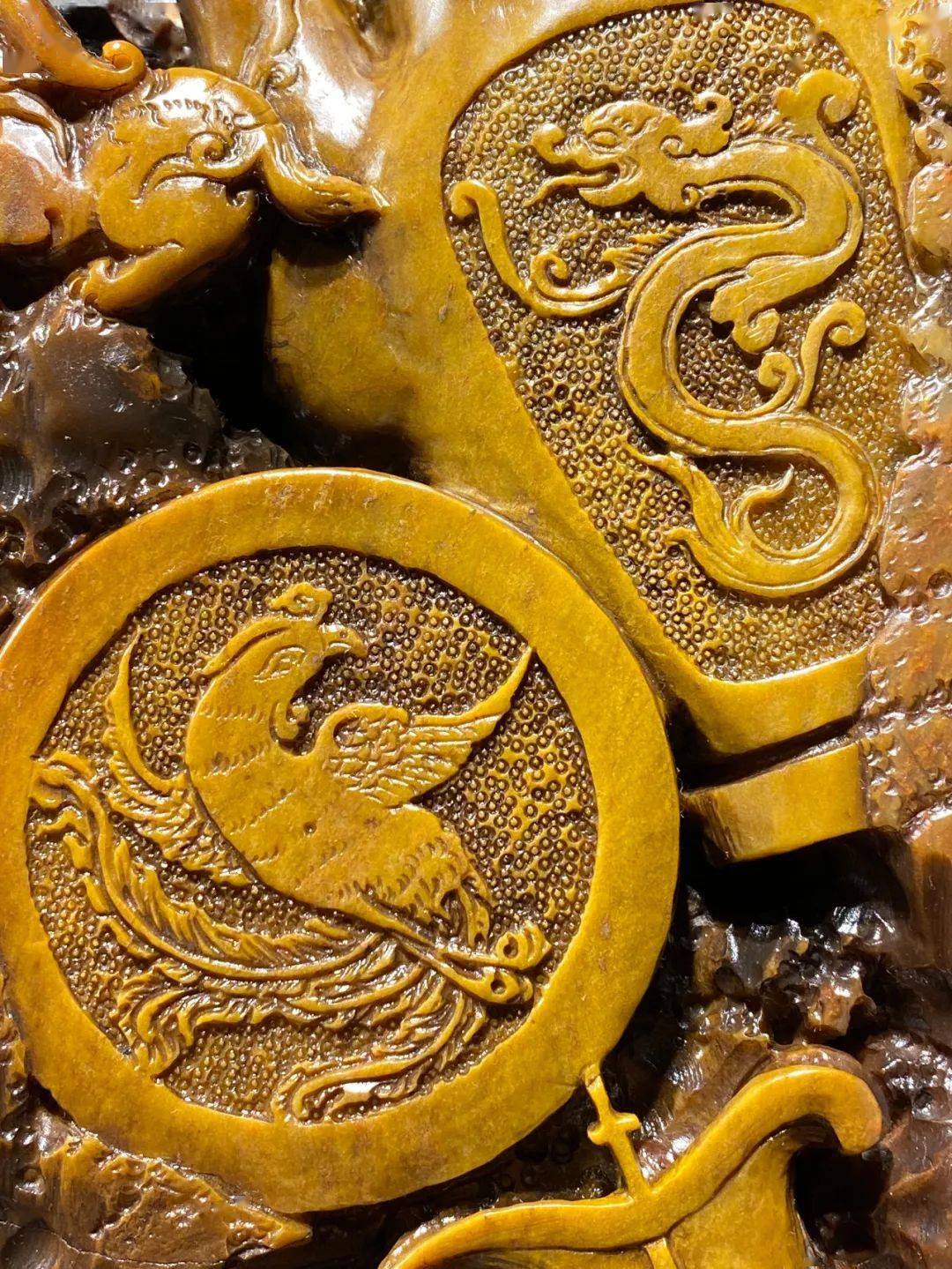 用之美博古汇萃招财进宝▎寓意吉祥的田黄雕刻玉牌