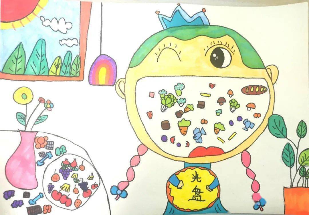 小餐桌大文明浒山街道公筷公勺创意绘画评比结果出炉啦