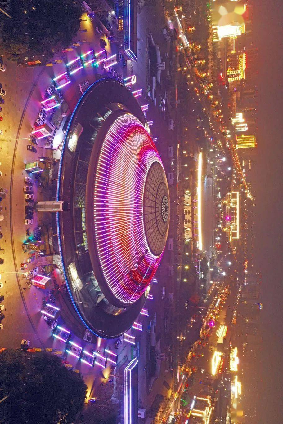 (手机横过来看效果更佳)济源美丽的城市夜景吧!