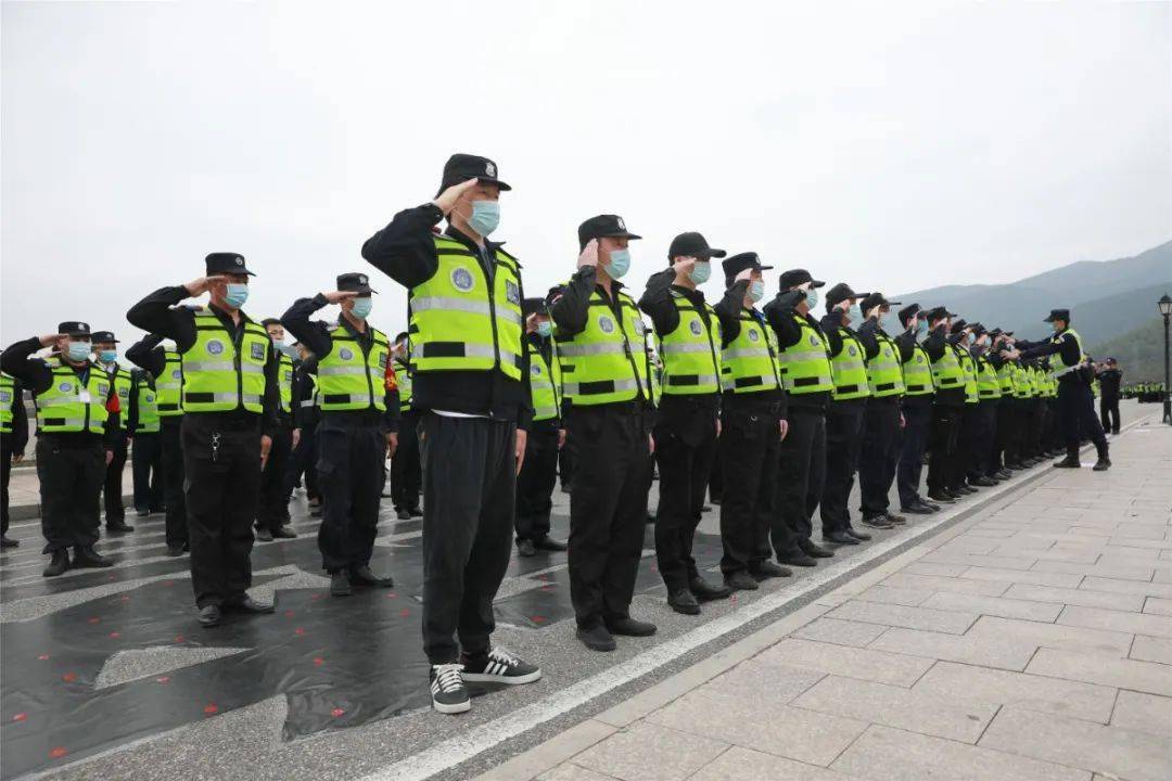 清溪义警大练兵