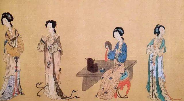 古代仕女美人百态画谱_搜狐网