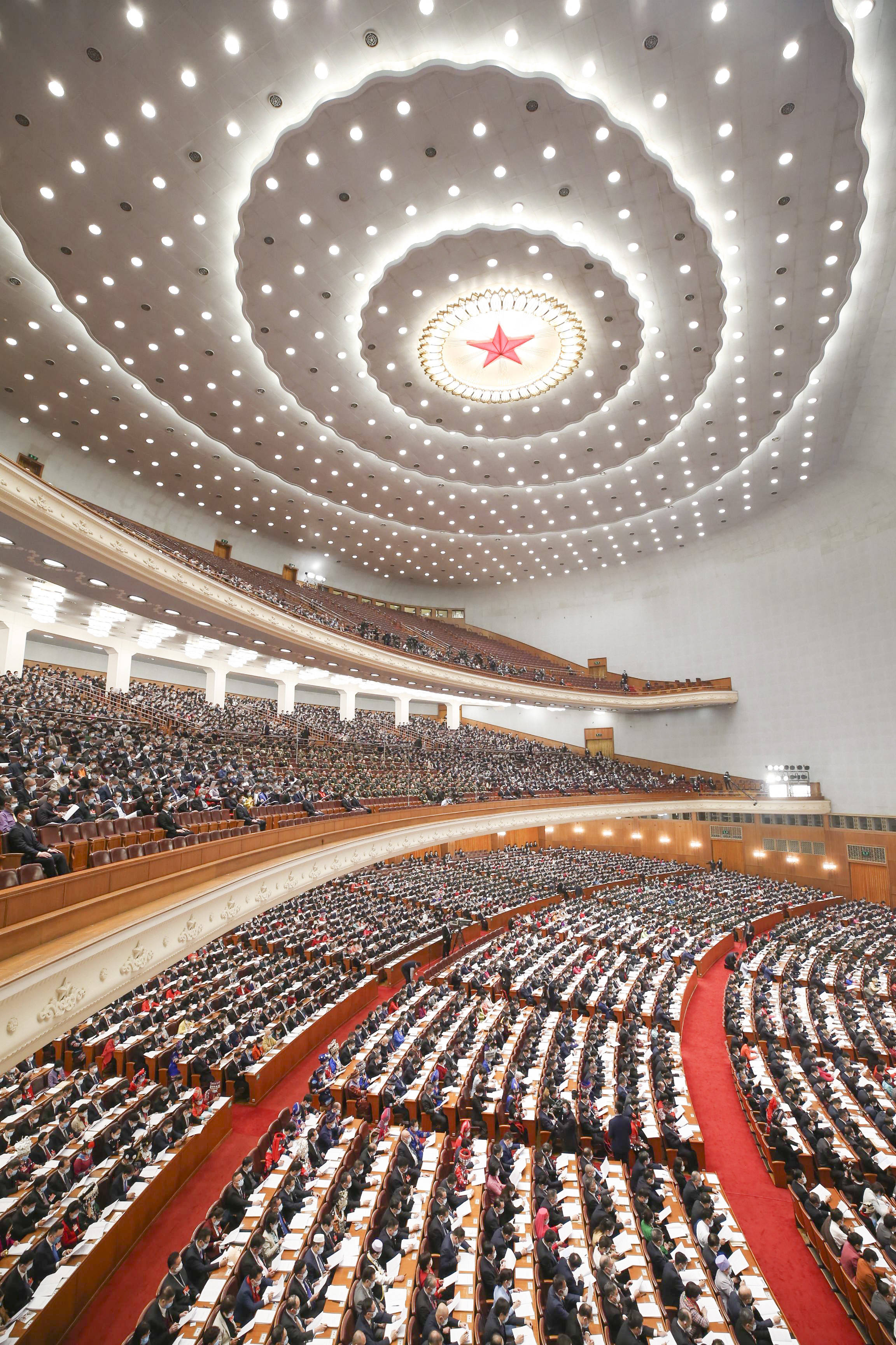 全国人大会场布置图片图片