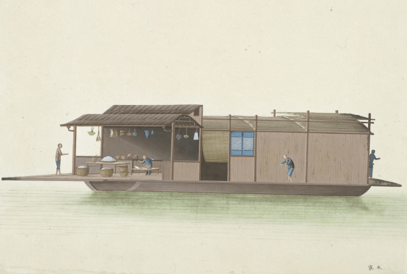 其他如捞浅船,专门负责运河的疏浚,红船负责救生,驳船则将大船上的