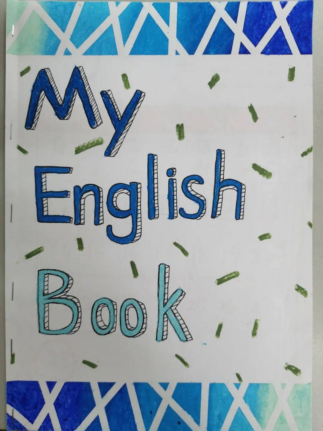 英语书封底手绘图片