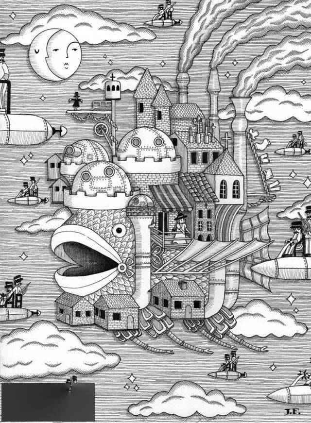 好精彩这些当代艺术家手绘100余件作品重现宫崎骏经典电影角色你喜欢