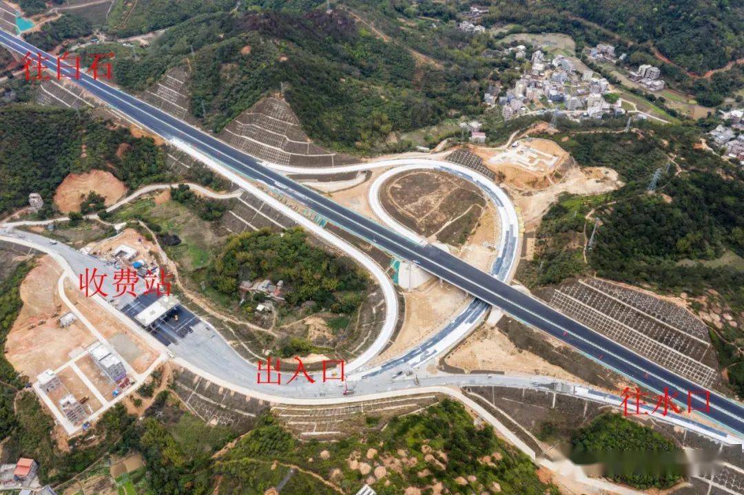 多图罗信高速市区信宜丁堡出入囗第一次见