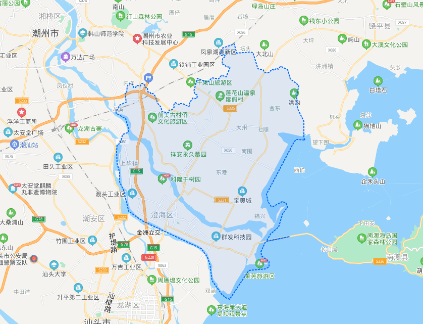 澄海區百度地圖澄海區作為高速發展中的汕頭轄區,其商業和教育配套