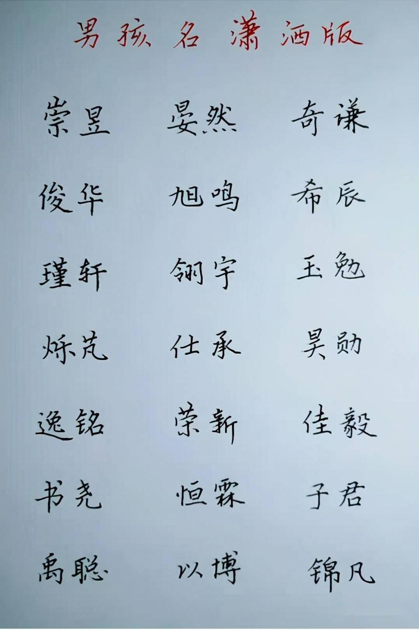 牛年出生的男宝宝,这么取名,很出生