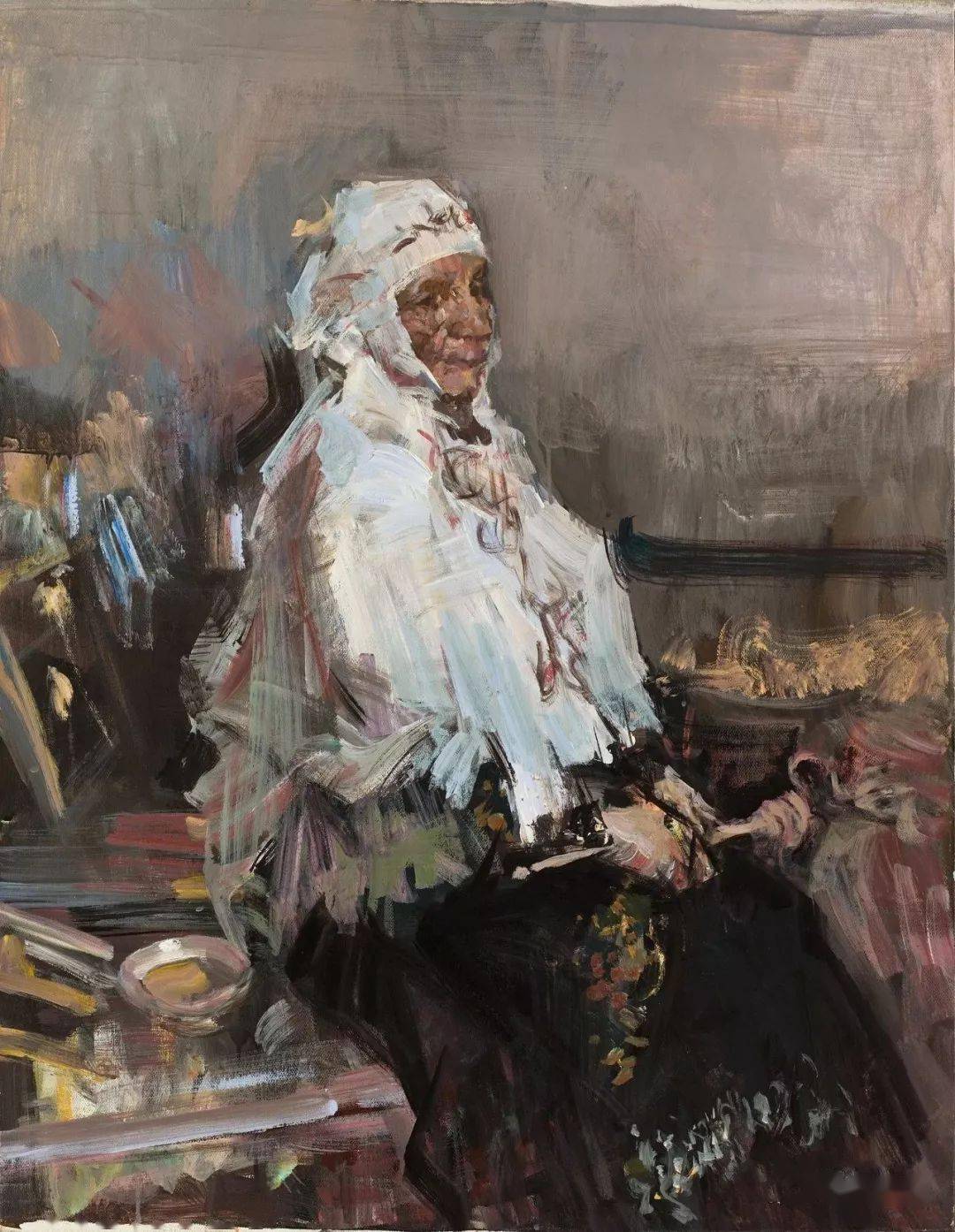 写生啦当代油画家人物写生作品合集