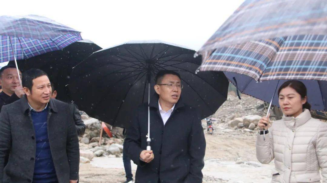 副市长崔传鹏到萍乡武功山督导调度麻田堤防建设项目