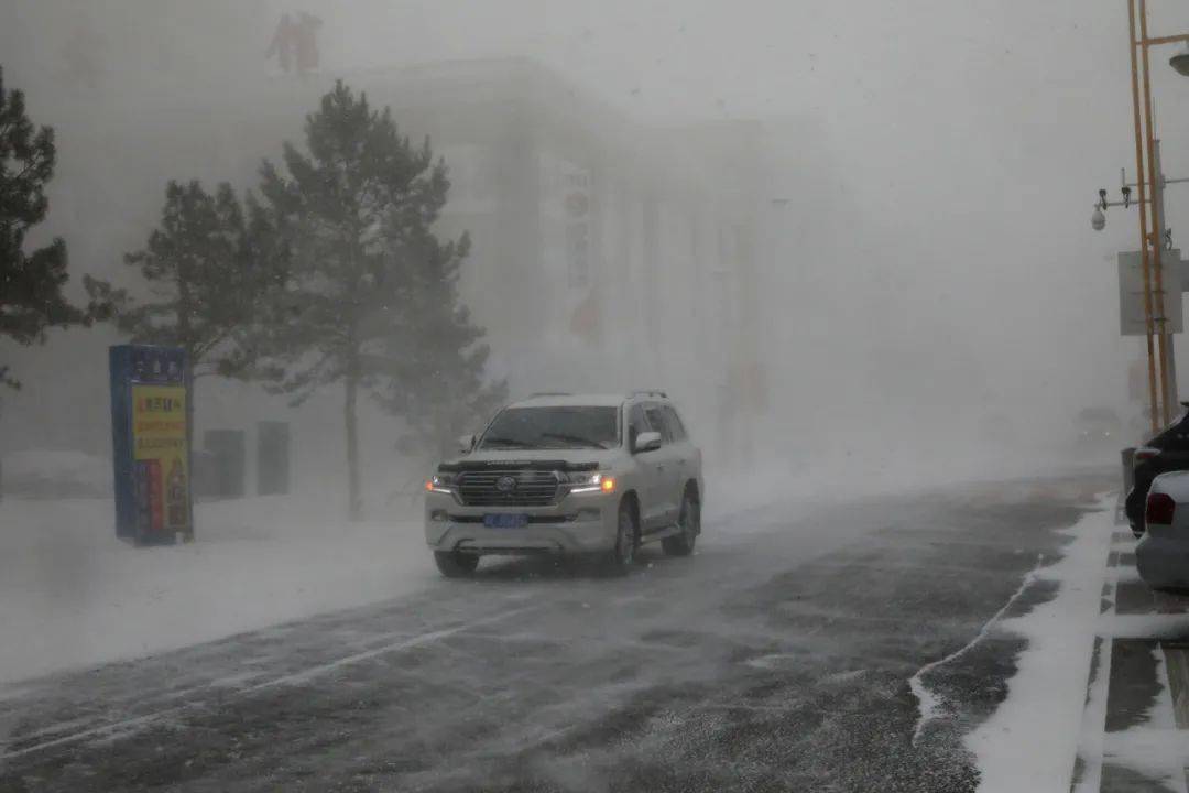 风力12级 内蒙古一地出现罕见 高吹雪 天气 满洲里市