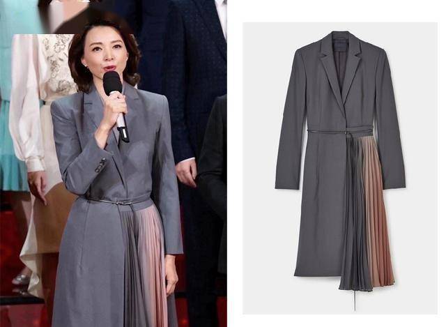 董卿的西服造型优雅知性每一套都很经典值得40女性学习