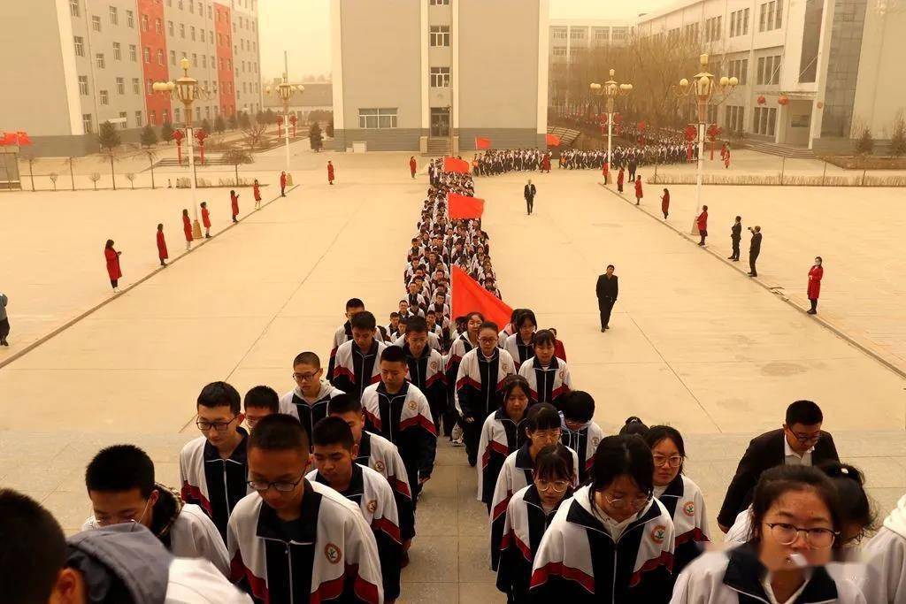 朔州开发区元博中学2021年中考百日誓师大会