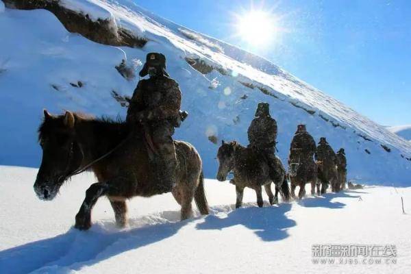 零下21℃,邊防官兵一身冰霜守邊疆