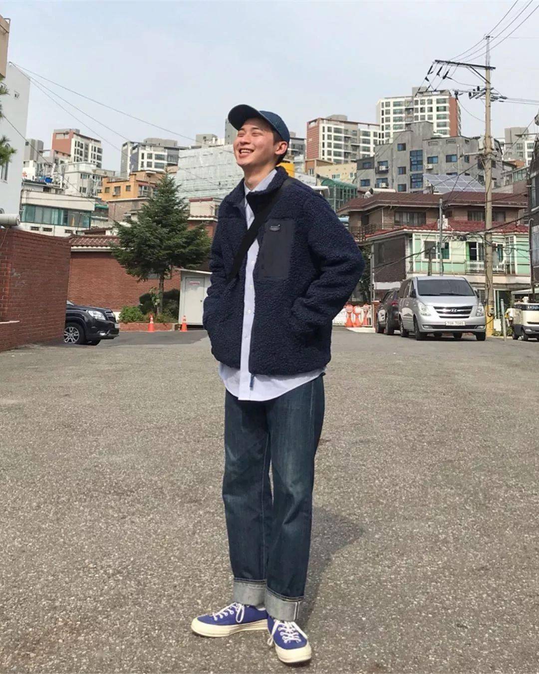 韩国博主示范,懂穿搭的男生都不会是单身