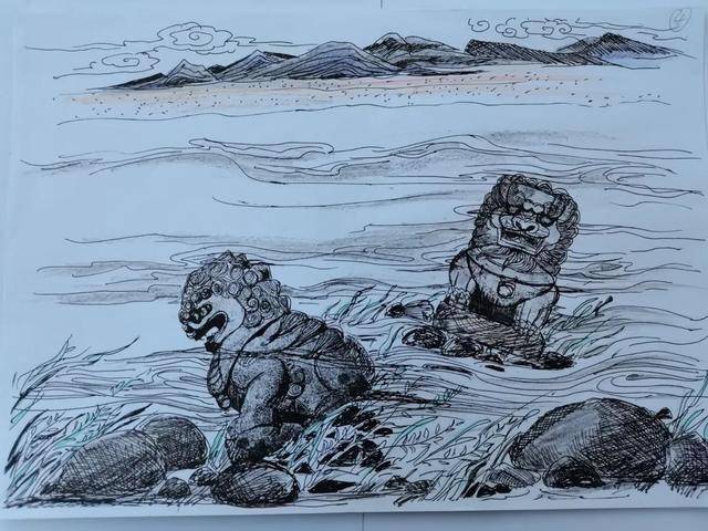 河中石兽(特等奖,江苏大学能源与动力工程学院 李涛,黄玮,冉心远)书画