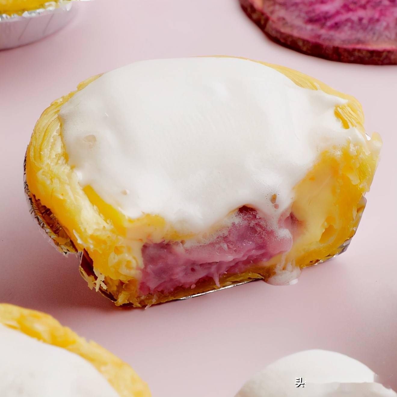 棉花糖芋泥蛋挞