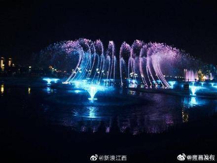 南昌秋水广场音乐喷泉暂停开放11天