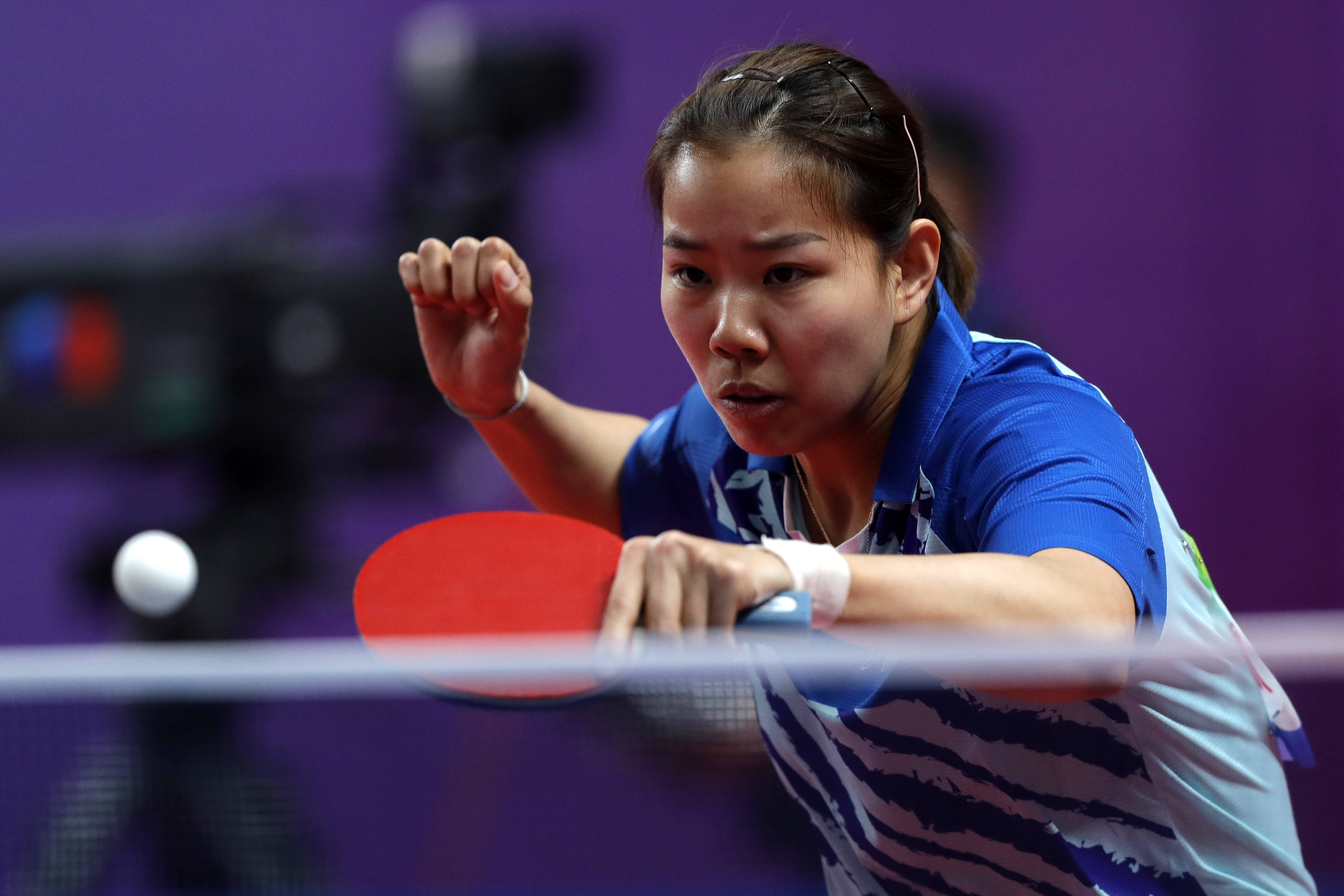 乒乓球全运会资格赛顾玉婷晋级