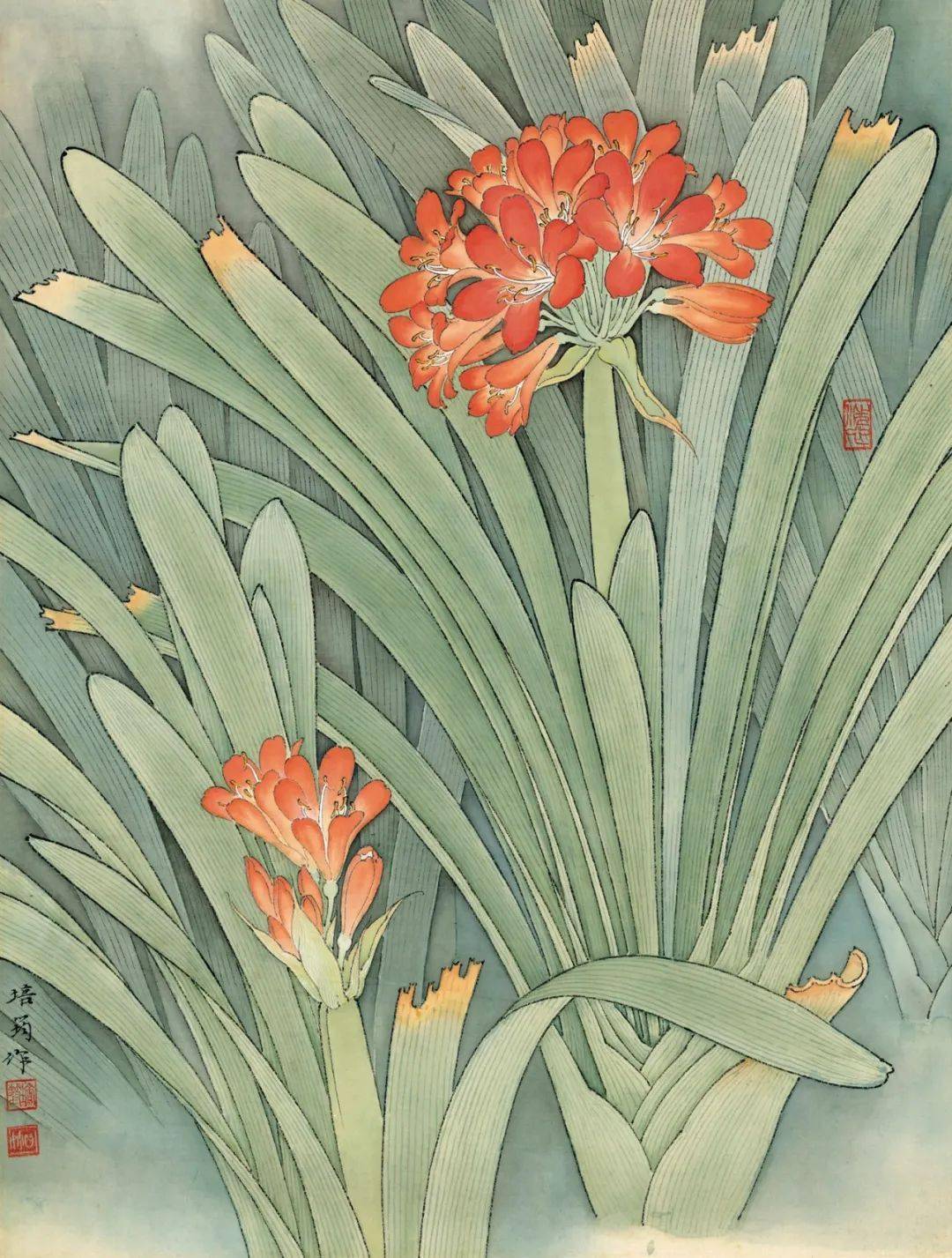 管锥使命章培筠如何用线来表现花卉