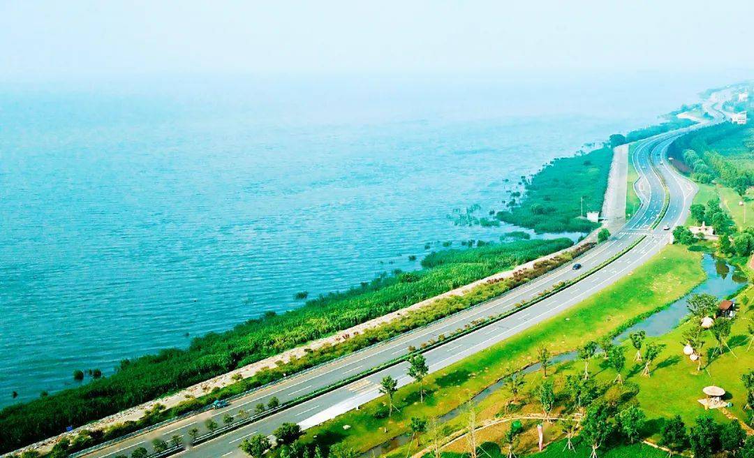 长兴夹浦镇—太湖度假区04骑行路线:/ 滨湖大道/03浙江省湖州市吴兴