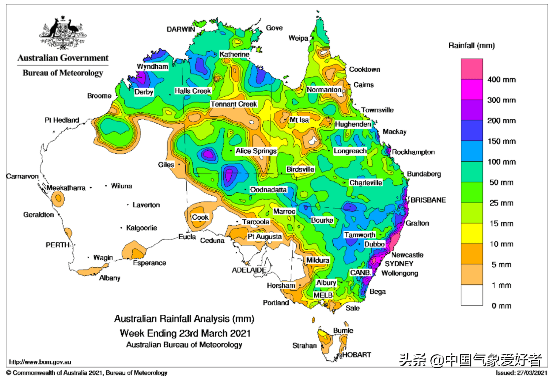 nasa卫星对准澳洲,悉尼附近一片汪洋!分析:警惕气候异常