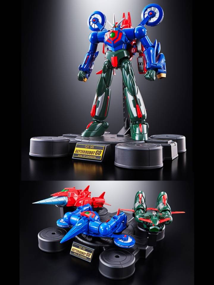 模玩资讯万代超合金魂gx96盖塔机器人号