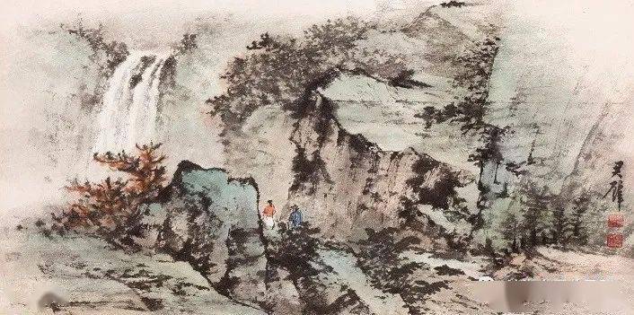 黄君璧国风之旅 绝崖峭壁是中国山水画一绝