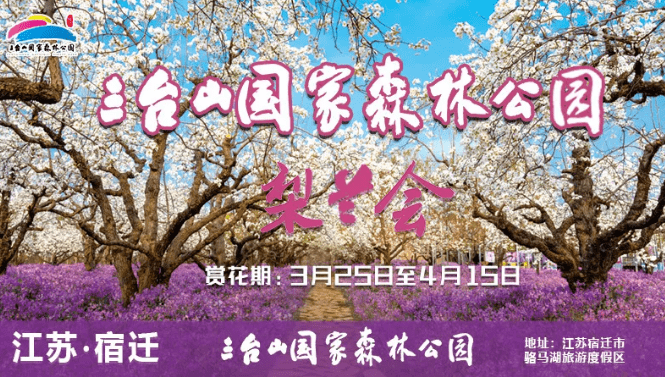 "赏花盛典"|三台山梨兰会,许你一场浪漫花事!