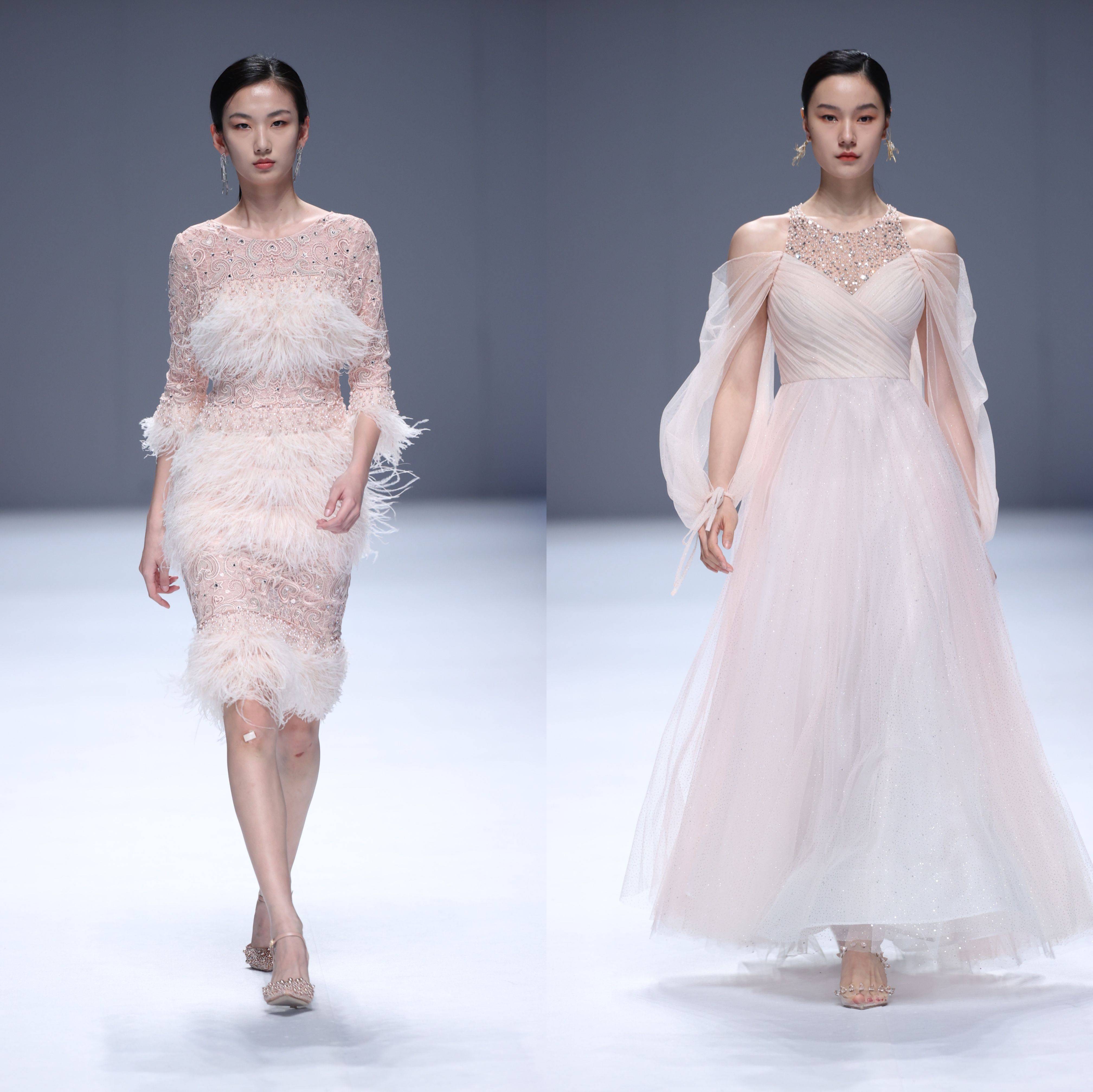 中国时装周看秀|以"天堂河"之名 打造流光溢彩的华服