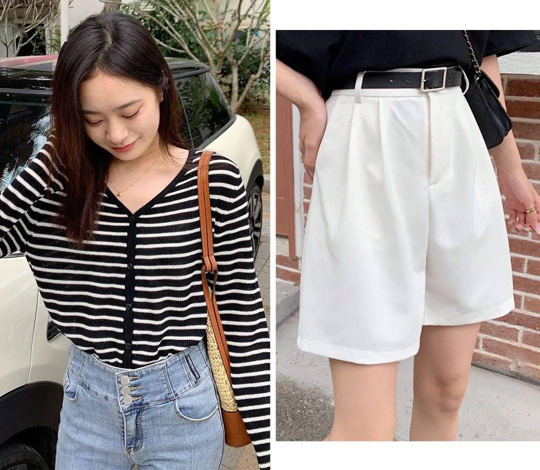 152cm小个子女孩的4套显高显瘦look上学上班都能穿太好看啦