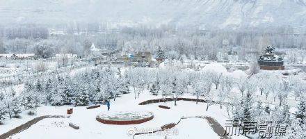 甘肃肃南：裕固家园迎春雪 一起去听雪落的声音