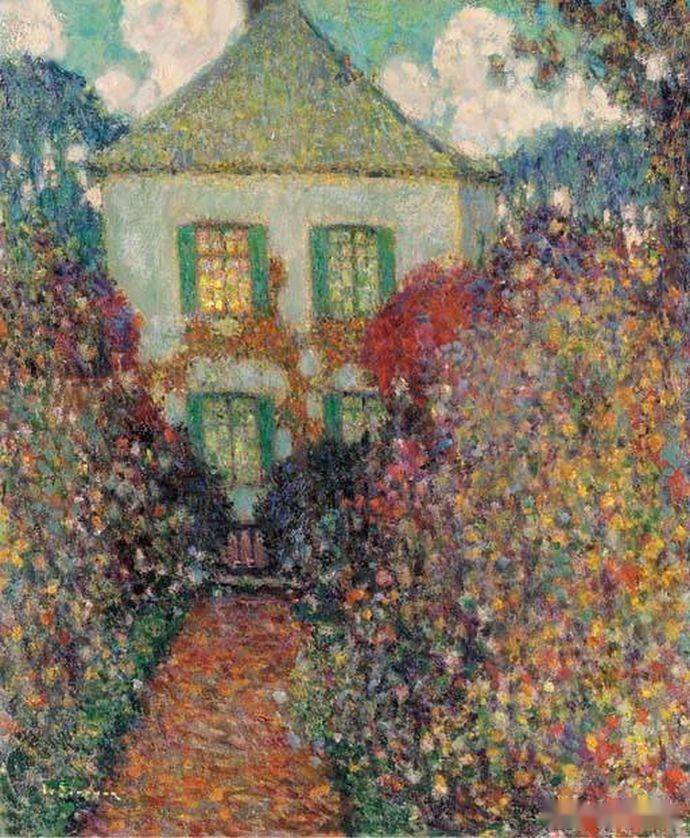 法国著名的后印象派画家亨利勒斯丹纳油画作品欣赏