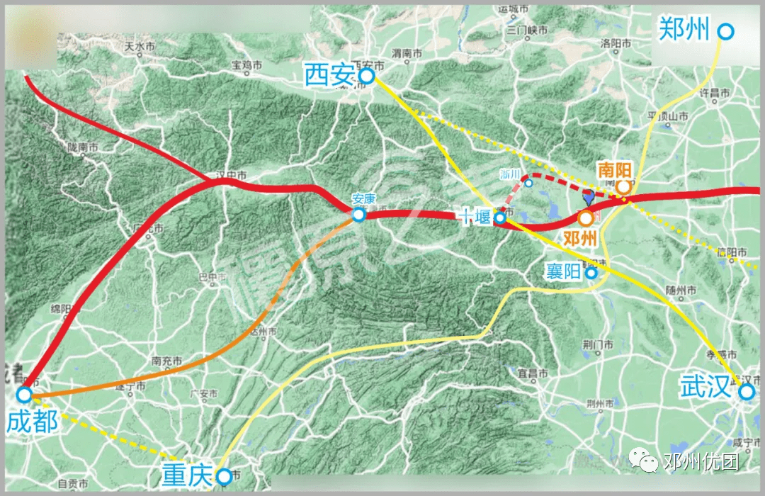 重磅熱點沿淮高鐵真的來啦關乎鄧州未來發展不容有失