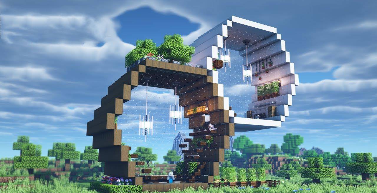 我的世界 游戏中玩家神奇的 脑洞 仙人掌也能用来盖房子 服务器