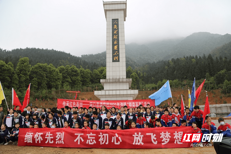 英雄|洞口思源学校组织师生开展清明“祭奠英烈”活动