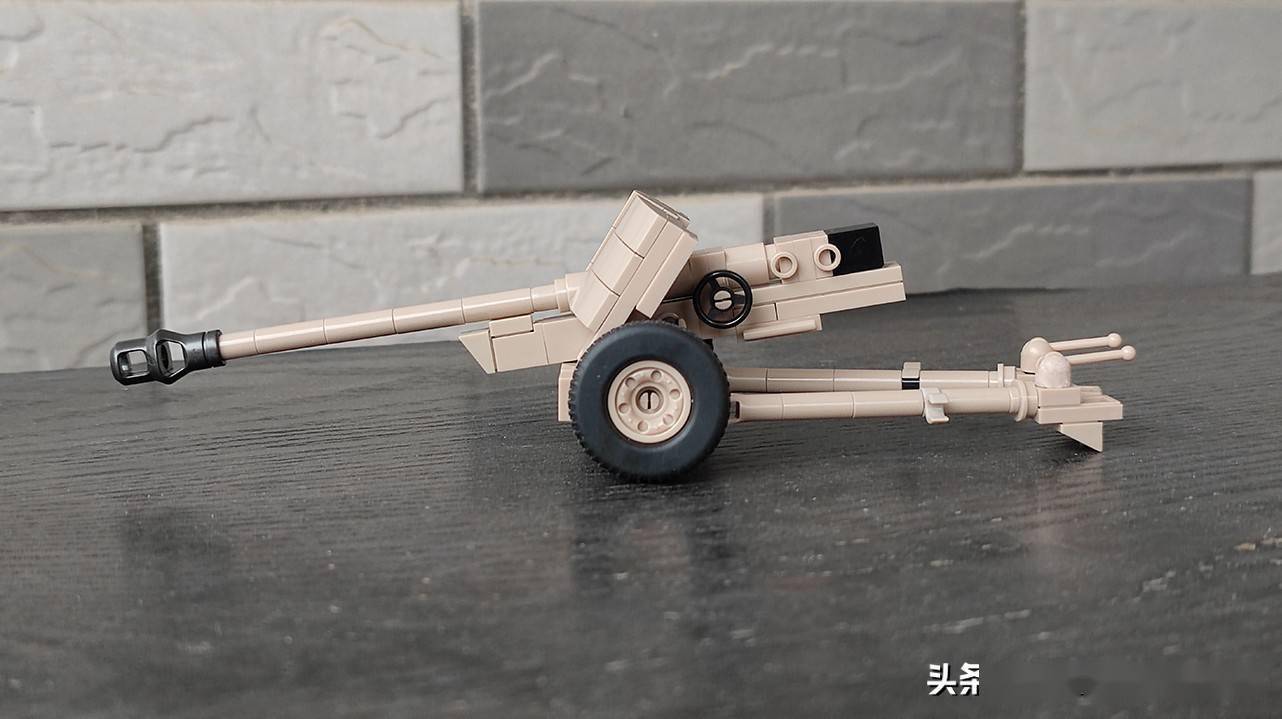 反坦克炮中的鸡肋全冠积木pak38型反坦克炮评测