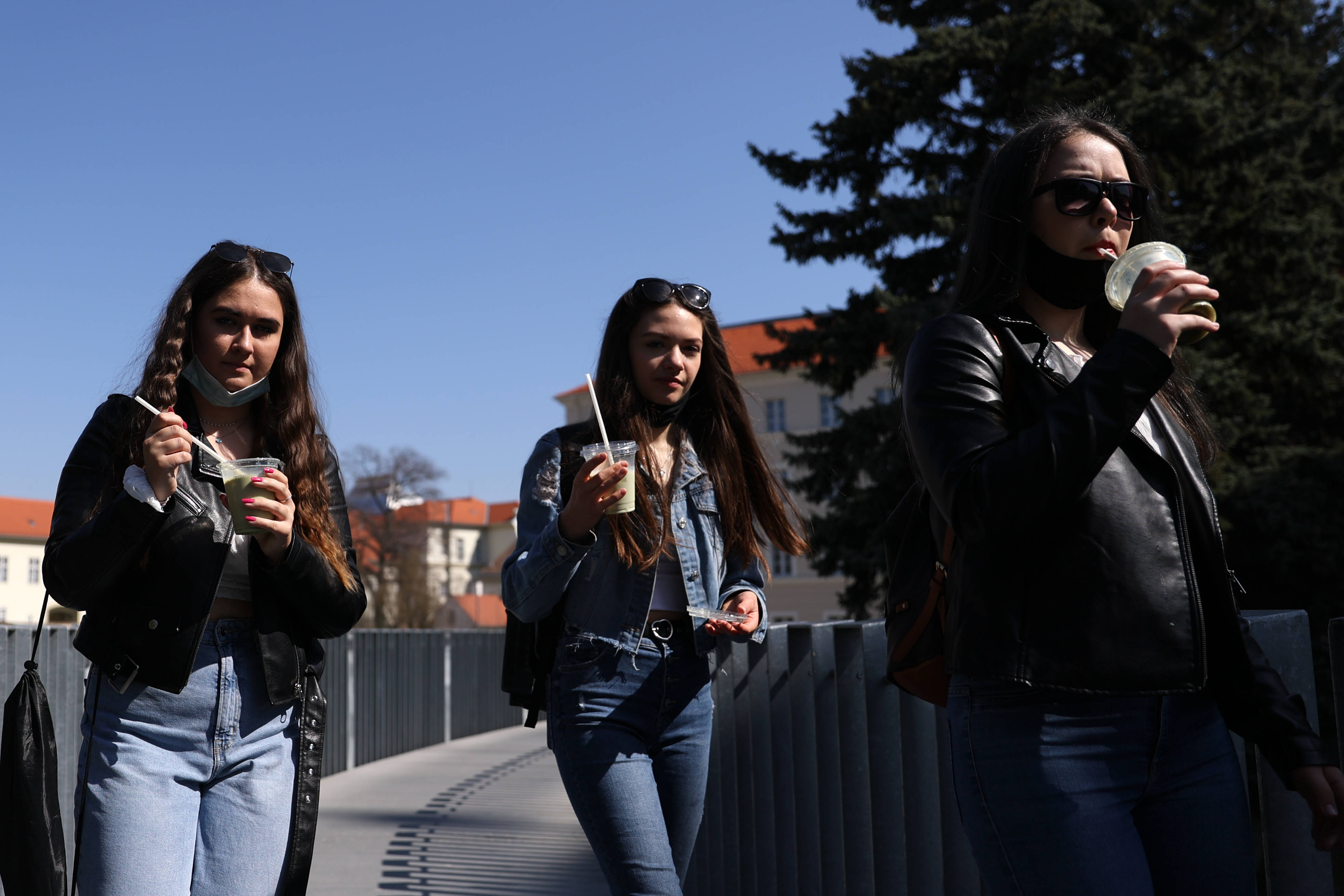 疫情下的匈牙利街头