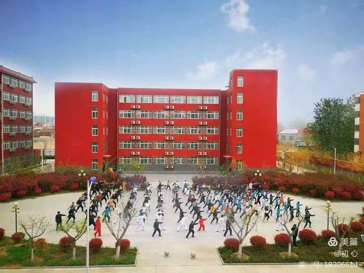太极进校园国粹我承传馆陶一中太极拳进校园特色教育活动