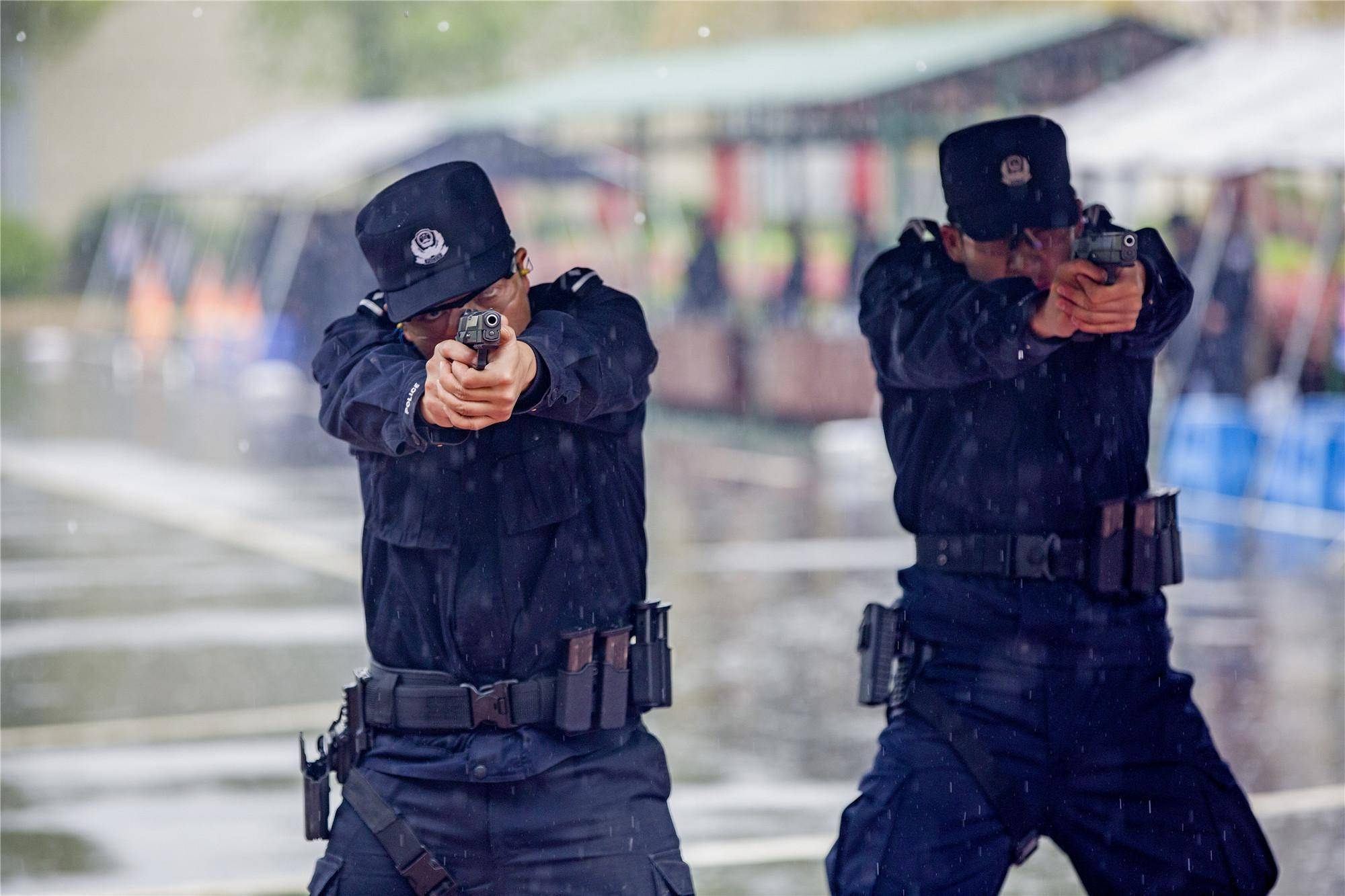 湖北公安素质强警交流合作第二片区射击比武在黄石举行